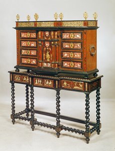 Cabinet sur pied, Chinoiserie, milieu du 18ème siècle